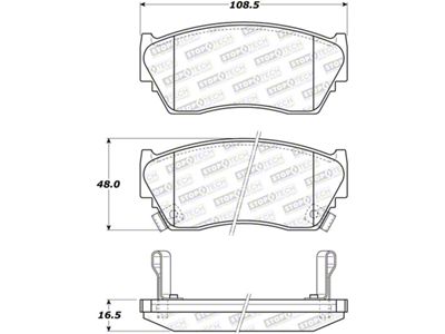 StopTech Street Brake Pads - Front - 308.05100