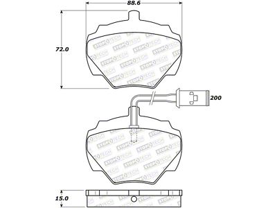 StopTech Street Brake Pads - Front - 308.05181