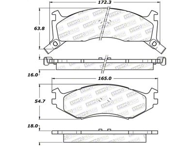 StopTech Street Brake Pads - Front - 308.05240