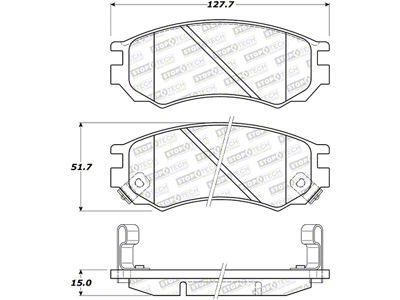StopTech Street Brake Pads - Front - 308.05490