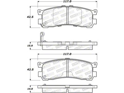 StopTech Street Brake Pads - Front - 308.05530