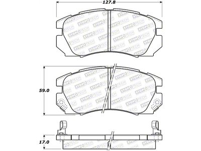 StopTech Street Brake Pads - Front - 308.05630