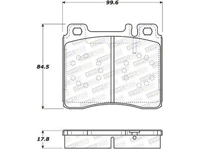 StopTech Street Brake Pads - Front - 308.05770