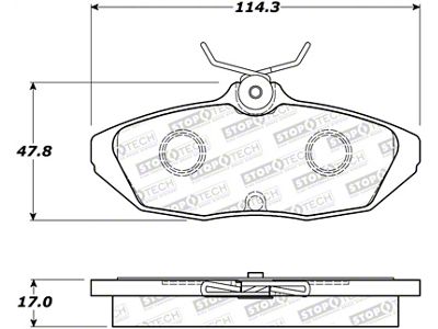 StopTech Street Brake Pads - Front - 308.05990