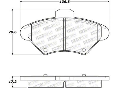 StopTech Street Brake Pads - Front - 308.06000