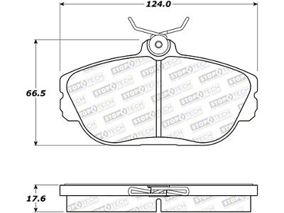 StopTech Street Brake Pads - Front - 308.06010