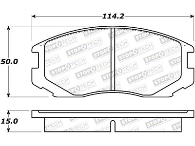 StopTech Street Brake Pads - Front - 308.06020