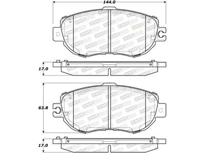 StopTech Street Brake Pads - Front - 308.06120