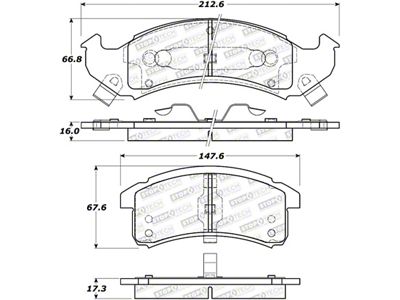 StopTech Street Brake Pads - Front - 308.06230