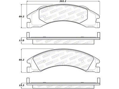 StopTech Street Brake Pads - Front - 308.13291