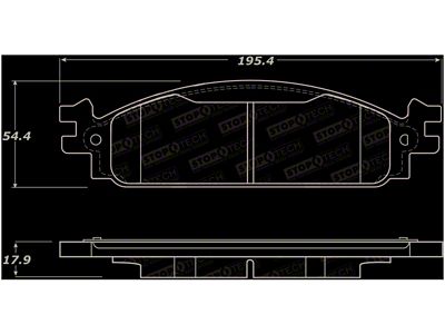 StopTech Street Brake Pads - Front - 308.13760
