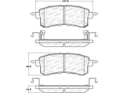 StopTech Street Brake Pads - Front - 308.15100