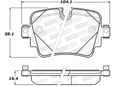 StopTech Street Brake Pads - Front - 308.17520