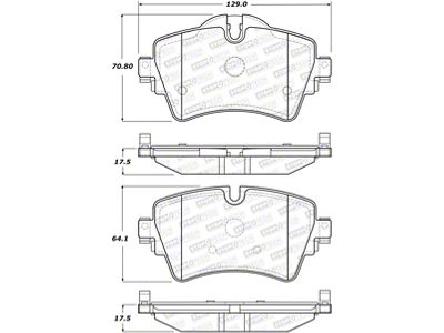 StopTech Street Brake Pads - Front - 308.18010