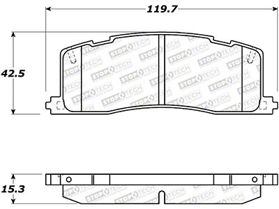 StopTech Street Brake Pads - Front/Rear - 308.05010