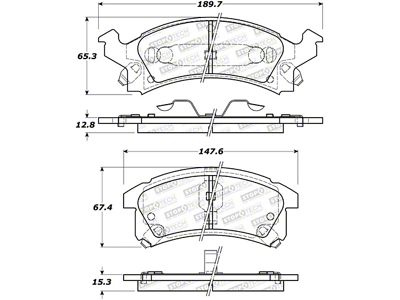 StopTech Street Brake Pads - Front/Rear - 308.05060