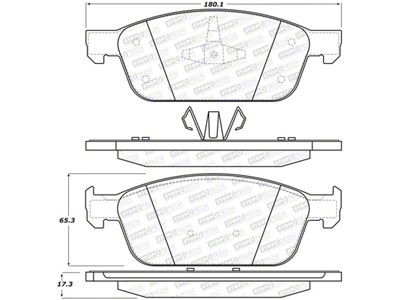 StopTech Street Brake Pads - Front/Rear - 308.16450
