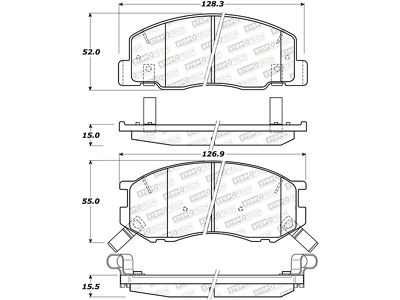 StopTech Street Brake Pads - Rear - 308.05270