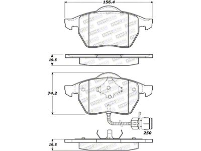 StopTech Street Brake Pads - Rear - 308.05552