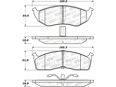 StopTech Street Brake Pads - Rear - 308.05910