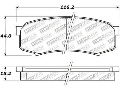 StopTech Street Brake Pads - Rear - 308.06060