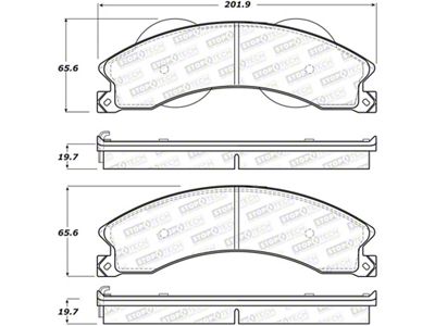StopTech Street Brake Pads - Rear - 308.14110