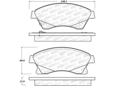 StopTech Street Brake Pads - Rear - 308.15220