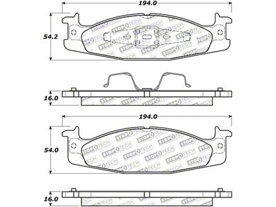 StopTech Street Select Brake Pads - 305.06320