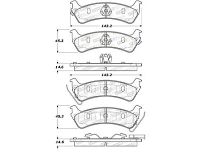 StopTech Street Select Brake Pads - 305.06660