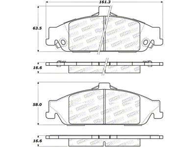 StopTech Street Select Brake Pads - 305.07270