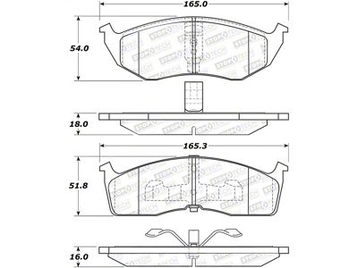 StopTech Street Select Brake Pads - 305.07300