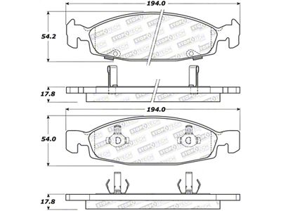 StopTech Street Select Brake Pads - 305.07900