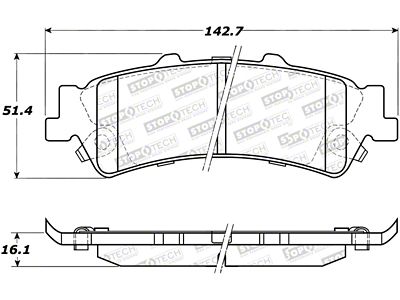 StopTech Street Select Brake Pads - 305.07920