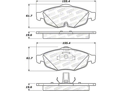 StopTech Street Select Brake Pads - 305.08690