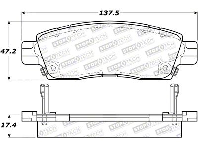 StopTech Street Select Brake Pads - 305.08830