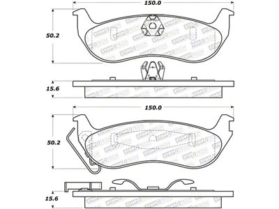 StopTech Street Select Brake Pads - 305.09320