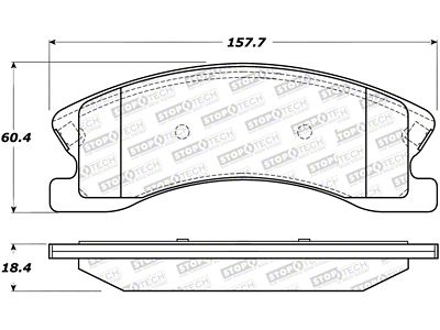 StopTech Street Select Brake Pads - 305.09450
