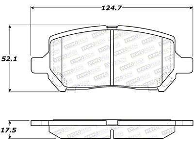 StopTech Street Select Brake Pads - 305.09560