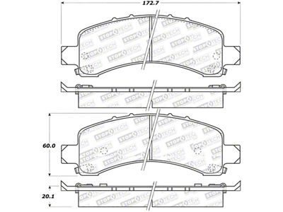 StopTech Street Select Brake Pads - 305.09740