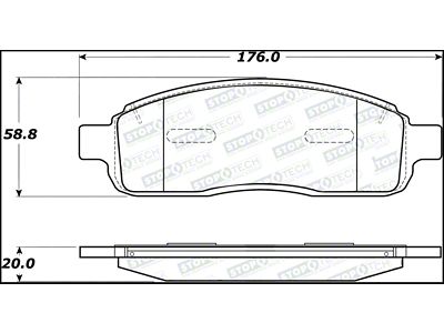 StopTech Street Select Brake Pads - 305.10110