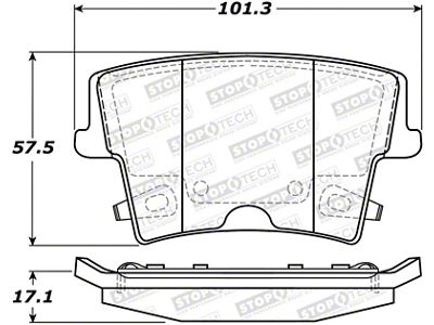 StopTech Street Select Brake Pads - 305.10570