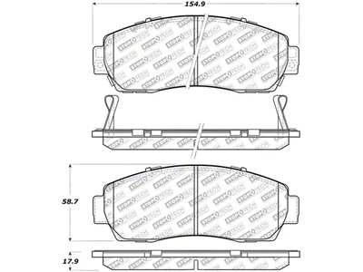 StopTech Street Select Brake Pads - 305.10890