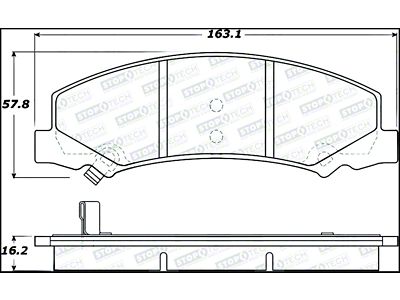 StopTech Street Select Brake Pads - 305.11590