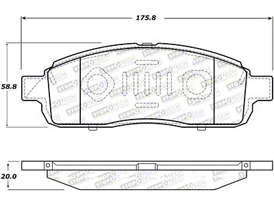 StopTech Street Select Brake Pads - 305.13920
