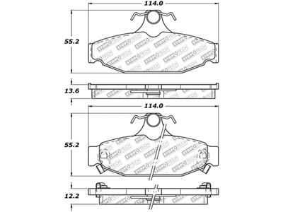 StopTech Street Select Brake Pads - Front - 305.04130