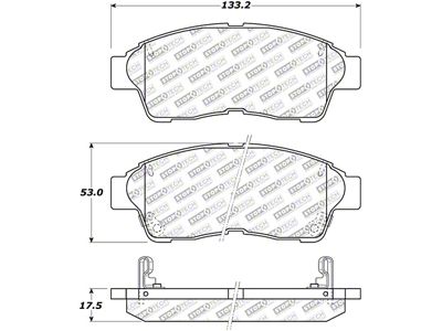 StopTech Street Select Brake Pads - Front - 305.05620