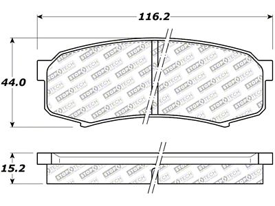 StopTech Street Select Brake Pads - Front - 305.06060
