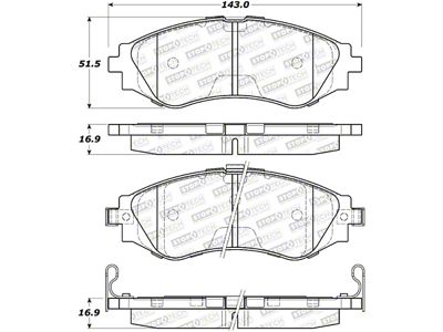 StopTech Street Select Brake Pads - Front - 305.07970