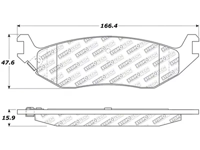 StopTech Street Select Brake Pads - Front - 305.08980