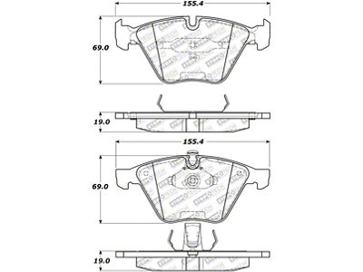 StopTech Street Select Brake Pads - Front - 305.09180